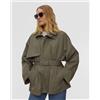 Frame Trench Verde Oliva Con Cintura Da Donna Frame