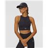Adidas by Stella McCartney Top Sportivo Cropped Adidas By Stella Mccartney Colore Nero