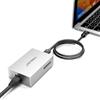 TREBLEET Adattatore Ethernet USB4 10GbE, compatibile con Thunderbolt 4 e Thunderbolt 5, ventola di raffreddamento silenziosa integrata, connessione di rete ad alta velocità da 10 GB, supporta NAS