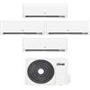 Ferroli Climatizzatore Quadri Split Ferroli Giada M 9+9+9+9 BTU Inverter R32 Wi-Fi A++ con Unità Esterna 28-4 2CP001SF