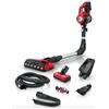 Bosch - Illimitato 7 ProAnimal Scopa Elettrica Ricaricabile BBS711ANM 2 in1 Senza Sacco Colore Nero / Rosso / Acciaio Inossidabile - SPEDIZIONE GRATUITA