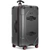 Traveler's Choice Maxporter - Valigia rigida da 76,2 cm, grigio, 30 Trunk Luggage, Maxporter II - Valigia rigida in policarbonato con ruote girevoli