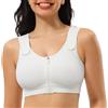 Junlan Reggiseno Post-Operatorio Senza Ferretto, Reggiseno Compressivo Dopo Intervento con Spalline Regolabili, Kabelloser BH in Cotone Traspirante per Mastoplastica, Nahtloser Sport BH