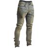 Generic Jeans skinny in cotone da uomo, in denim elasticizzato, comodi, elasticizzati, in nero, grigio, blu, stonewash, blu scuro, azzurro, taglie 71-91 cm, Blu, 44-46