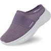 Generico Ciabatte Ortopediche Donna Estive Slip On Leggere Pantofole Antiscivolo Chiuse Scarpe con Plantare Estraibile Morbido Traspiranti Sneakers Ciabatte Donna Estive Comode