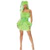 Cexiakong Costume da ladro di Natale mostro con pelliccia verde, per Halloween, perfetto per feste in costume e Windskid Grinch Carnevale verde peloso mostro Grinch vestito sexy di Natale