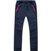 Höhenhorn Tiegun Pantaloni Softshell per Bambini Ragazzi Ragazze Outdoor Pantaloni Foderati Pantaloni da Snowboard Impermeabili Traspiranti