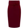 JITEM Gonna a Tubino al Ginocchio da Donna Autunno Inverno Gonna Longuette Aderente in Lana da Ufficio con Linea sotto Il Ginocchio