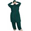 NAJMA Burkini - Costume da bagno lungo con Hijab da bagno, taglia modesta, 4 pezzi, con cerniera