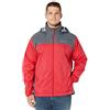 Columbia Men's Glennaker Lake Rain Jacket Outerwear, Mountain Red/Graphite, M