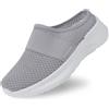 Generico Ciabatte Ortopediche Donna Estive Slip On Leggere Pantofole Antiscivolo Chiuse Scarpe con Plantare Estraibile Morbido Traspiranti Sneakers Ciabatte Donna Estive Comode
