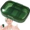 Genérico Portapillole da viaggio trasparente - Pro | organizer giornaliero - portapillole da viaggio estetico portatile 3 scomparti separati di vitamine integratori 3 stoccaggio discreto compatto Im