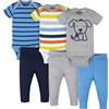 Onesies Brand Set di 3 completi unisex per neonati, abbinabili, da neonato a 12 mesi, set di pantaloni