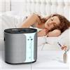 Creliver Concentratore di ossigeno ad alta purezza al 96% e in viaggio - 1 - 9 L/min regolabile per la casa, funzionamento doppio 24 ore con ossigeno continuo e telecomando incluso (verde-6798)