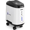 Xandoril Concentratore di ossigeno, 1-9 litri/minuto ossigeno per casa, concentrazione 93%, ≤ 45dB lavoro ciclo 24 ore per auto, gite e viaggi (istruzioni in tedesco)