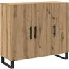 Generico Credenza Rovere Artigianale 90 x 34 x 80 cm Legno Multistrato,Mobili,Armadietti e portaoggetti,Buffet e credenze,Marrone,29.3 kg,862954