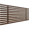 DHOME Testiera in legno riciclato DM Stile Pallet Letto Pallet Ferramenta inclusa (110cm, Stile Giapponese, Legno Noce)
