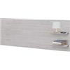 DHOME Testiera con Mensole in Legno Riciclato DM da Appendere alla Parete Stile Pallet Letto Vintage Nordico Supporti Inclusi (Pallet Orizzontale, Pallet Orizzontale, Artico, 160cm)