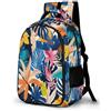 WECECE Zaino Scuola Palm Leaf Pattern Alunni 7-9 Anni Zaino per Computer Plant Print Studenti Classe 1-3 Cartella Scolastica Comodo Grande Gita Scolastica Viaggio Daypack