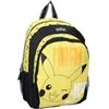 mybagstory Zaino Pokemon Pikachu per bambini | Zaino scolastico scuola elementare e tempo libero | Design nero e giallo | spallacci imbottiti e confortevoli | Dimensioni 35 x 27 x 18 cm