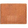 Corkor Portafoglio da uomo in sughero, vegano cruelty free, non in pelle, bi-fold per carte di credito, cammello, sottile, portafoglio bifold