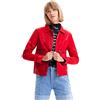Desigual Chaq_cleveland, 3194 Chilli, CAPPOTTO PU Donna