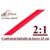 CENTRO D.M. Guaina termo restringente Diametro 9,5 Rossa barre 15cm