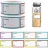 csncis 1000 etichette per congelatore da scrivere, 25 x 40 mm, etichette autoadesive per alimenti, rimovibili, adatte per contenitori per congelatore, contenitori da cucina per alimenti, marmellate
