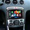 ikasus Autoradio 4+64G per Peugeot 308 CC 2009-2014 con CarPlay e Android Auto | Android 14, display da 7 pollici con radio FM/RDS, DSP, Bluetooth, WLAN, GPS, comandi al volante, Mirror Link AHD camera.