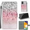 KENHONER Custodia per Samsung Galaxy A53 5G, rosa | Portafoglio Pelle PU, Magnetica, Resistente Agli Urti, Scomparto Carte Credito, Pieghevole, Flip Libro, Motivo