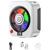 Linhexis Raffreddamento magnetico per telefono con luce RGB: ventola di raffreddamento USB portatile con controllo intelligente della temperatura, 9 modalità per giocatori, radiatore leggero in lega