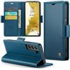 Phernykas Custodia a Libro Portafoglio per Samsung S22, RFID Magnetica | 3 Slot - Per Pendolarismo, Flip Cover Doppia Fibbia Laterale, Pelle PU Anti-Macchia, Supporto, Lavoro, Telefono Libretto