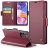Phernykas Custodia a Libro Portafoglio per Samsung Galaxy A23, RFID | 3 Slot - Per Pendolarismo, Flip Cover Doppia Fibbia Magnetica, Pelle PU Anti-Macchia, Supporto, Lavoro, Telefono Libretto