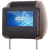 TFY - Supporto per lettore DVD portatile girevole e a flap da 7, per poggiatesta da auto