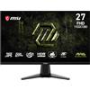msi MAG 275FA E20 Monitor Gaming 27 FHD 1920x1080 Rapid IPS, 200 Hz, 0,5 ms, HDR Ready, Adaptive Sync, Eye Care, AI Vision, HDMI 2.0b, DP 1.2a, senza cornice, compatibile VESA
