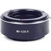 AMOPOFO MD-EOS R Adattatore per obiettivo Minolta MD MC compatibile con Canon EOS R-Mount EOS RF RP.MD to EOS R lens adapter