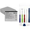 Swark Batteria di ricambio HJS-100 da 1000 mAh, compatibile con Becker HJS100, HJS-100, Map Pilot, Mercedes Benz Map Pilot, VW Map Pilot, sostituisce Becker 338937010208 Mercedes Benz Map Pilot, C260