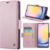 Phernykas Custodia a Libro Portafoglio per Samsung Galaxy A25 5G, RFID | 3 Slot - Per Pendolarismo, Flip Cover Doppia Fibbia Magnetica, Pelle PU Anti-Macchia, Supporto, Lavoro, Telefono Libretto