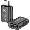 ESSENTIAL CABLES Adattatore da USB C a USB (confezione da 2), adattatore USB-C maschio a USB 3.0 femmina, compatibile con MacBook Pro dopo il 2016, MacBook Air dopo il 2018, Mac Mini, Dell XPS e altri dispositivi di