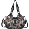 Angel Kiss Borsa Donna Pelle PU Borsa a Mano Tracolla Elegante Tote Bag Media Impermeabile Molte Tasche Scomparti, per lavoro, quotidiano, Shopper, vita, Natale e festa ect