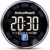 Gooofly Parksolar Pro Solar - Disco orario elettronico con omologazione, disco orario digitale automatico con durata di 10 anni, parcheggio elettrico con doppia ricarica solare e USB-C