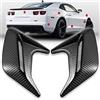 KATUR Air Vent Hood Decorative Air Flow Presa Adesivo Universale per Auto Air Flow Vent Hood Air Flow Vent Sticker (Fibra di Carbonio)