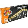 MOTO-MASTER Moto Master Catena Moto Offroad V4 Gold con O-ring - Passo 520
