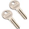 MR-KEY 2 x Chiavi di Ricambio per Box da Tetto Thule, Barre Portatutto, Portasci e Portabici - Tagliate secondo il Codice - Codice N119