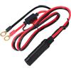 Generico Cavo caricabatteria per Moto - Adattatore SAE Batteria Quick Connect | Cablaggio a disconnessione Rapida terminale SAE a O Ring, elettrici per Auto, Moto