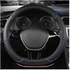 VUXEEKDR Coprivolante Auto, per Renault Twingo 3 (III) I 2014-2024 Coprivolante Auto Impermeabile Copri Volante Protezione da GraffiSporco Usura Copri Volante Protezione,D-D