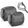 MOTOTOPGUN givi trekker ii trk35bpack2+plo1188mk valigie laterali + portavaligie monokey nero 35 litri compatibile con honda x-adv 750 2021 2022 2023