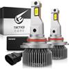 TECTICO HB3 9005 / HB4 9006 Lampadine Fari 12V 80W 12000LM Ultra Luce 6000K Bianco Freddo Canbus Kit di Aggiornamento Auto Perfetto, 2 Lampade