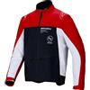 Alpinestars Lite-Dura Softshell Giacca da motocross, nero/rosso/bianco, 3XL | Traspirante, Con protezioni, Fodera rimovibile, Elasticizzato