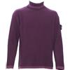 Stone Island maglia uomo a costa inglese, Viola